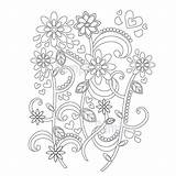 Funky Coloring Adult sketch template