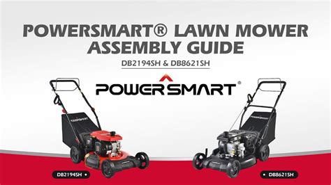 quick assemble powersmart gas lawn mower powersmart youtube
