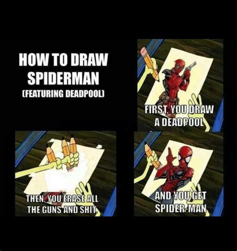 spiderman deadpool meme by johnnydepp memedroid