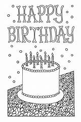 Coloring Cards Adult Greeting Printable Birthday Happy Pages Downloadable Card Kids Diy Printables Color Print Diynetwork Template Gifts Templates Boys sketch template