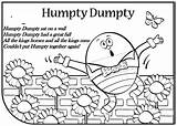 Humpty Dumpty Rhyme sketch template