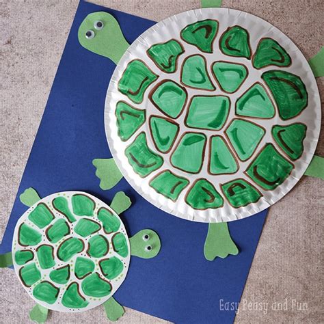 paper plate turtle craft mobitool