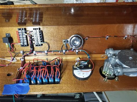 installing  boat console wiring boston whaler restoration part