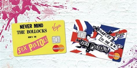 sex pistols to be featured on virgin money credit cards