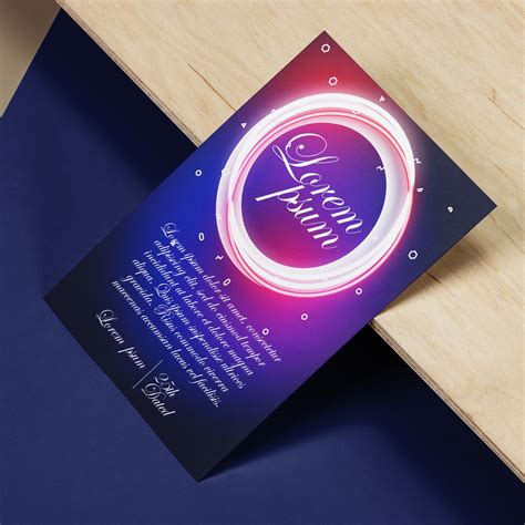design themed invitation card effdi