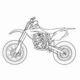 Crossmotor Kleurplaten Motorcross Motoren Crossmotoren Uitprinten Downloaden Terborg600 Kleurplatenl sketch template