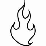 Outline Flame Clip Flames Clipart Designs sketch template