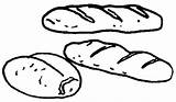 Tocolor Loaf Sliced sketch template