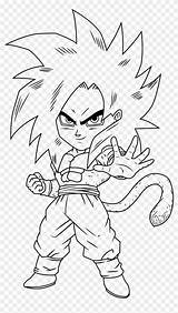 Coloring Goku Chibi Pages Gogeta Anime Saiyan Super Ssj4 Coloringbay Template Sketch sketch template