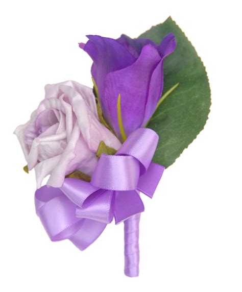 handmade purple lisianthus and lilac rose grooms wedding day