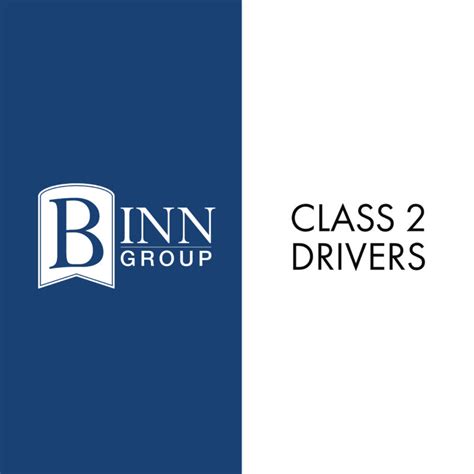job vacancy class  drivers binn group