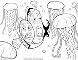 Nemo Coloring Printable Pages Finding Getdrawings sketch template