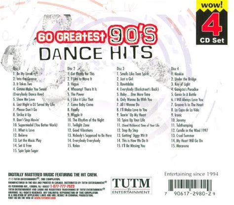 60 Greatest 90 S Dance Hits Various Artists Songs Reviews Credits