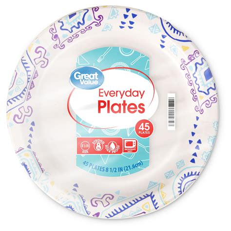 great  everyday paper plates    count walmartcom