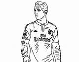 Neymar Coloring Pages Soccer Getdrawings sketch template