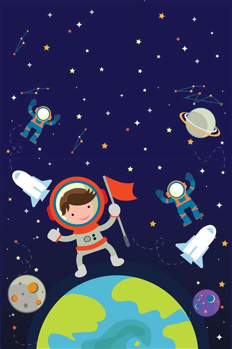 kids space wallpaper