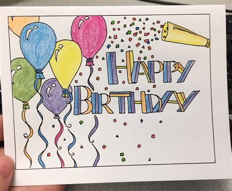 color   birthday cards print   designs digital etsy ireland