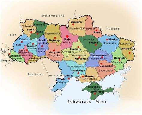 ukraine geografie landkarte laender ukraine goruma