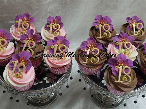 scrummy mummy s cakes 18th birthday cupcakes