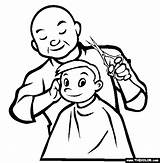 Barber Clipart Outline Drawing Clip Coloring Community Library Cliparts Gif Amateur Goofy Old Big sketch template