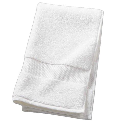 cotton white hand towel  home size      rs piece  raigad