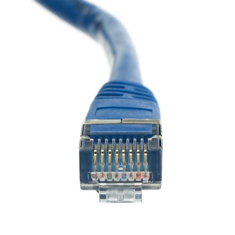 ft cate blue shielded ethernet patch cable