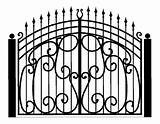 Gates Drawings Gate Drawing Iron Steel Hand sketch template