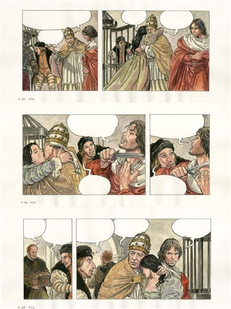 borgia by milo manara in faustus munihausen s manara milo comic art gallery room