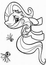 Fluttershy Kolorowanki Kolorowanka Obrazek Kleurplaten Kolorowankidowydruku Wydruku Ausmalbilder Dziewczynek Bord sketch template