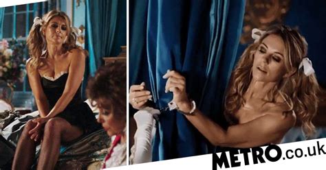 Liz Hurley Is Handcuffed To Bed In French Maid Outfit In The Royals