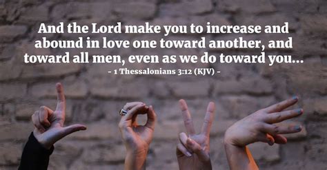 1 Thessalonians 3 12 Kjv — Todays Verse For Tuesday October 22 2013