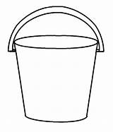 Bucket Clipart Beach Coloring Clip Outline Printable Drawing Pail Template Pages Templates Color Sand Water Buckets Filler Sheet Cliparts Bulletin sketch template