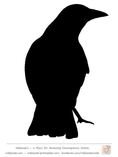 crow silhouettes images  pinterest crows ravens ravens