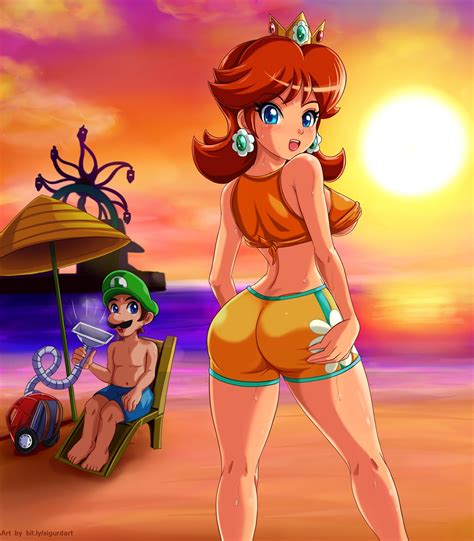 Rule 34 Ass Beach Luigi Luigi S Mansion Mario Series Nintendo