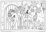Gingerbread Coloring Pages Family Boy Girl Printable Getcolorings sketch template