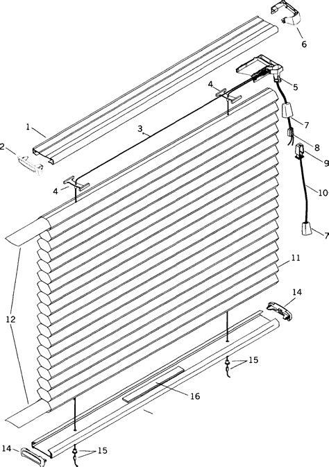 replacement parts  pleated  cellular shade