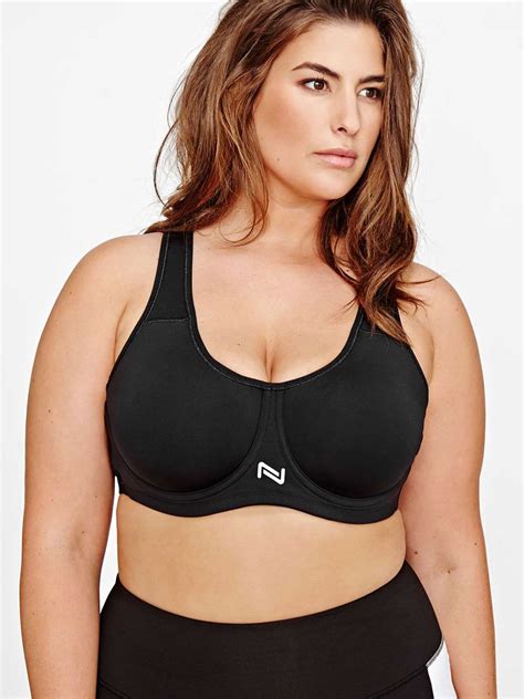 nola underwire sports bra sizes g and h medium impact