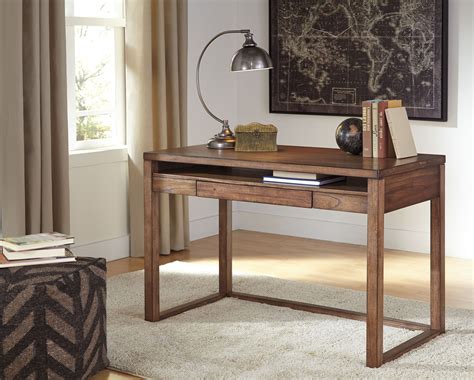 baybrin rustic brown home office small desk  ashley   coleman furniture
