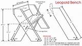 Bench Leopold Aldo 2x10 Trotter sketch template
