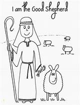 Coloring Sheep Shepherd Jesus Lost Pages Printable Good Christmas Craft Kids Clipart Sunday Preschool Colouring Bible His School Jedicraftgirl Lamb sketch template