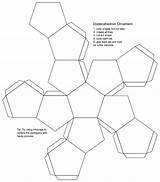 Dodecahedron Template Printable Paper Blank Crafts Papercraft Templates Craft Coloring Pages Categories sketch template