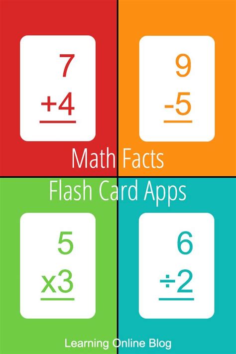 math facts flash card apps learning  blog addition flashcards