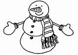 Schneemann Pupazzo Snowman Malvorlage Sneeuwman Neige Bonhomme Coloriage Ausdrucken Kleurplaten Schoolplaten sketch template