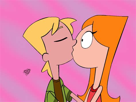 isabella from phineas and ferb kissing phineas