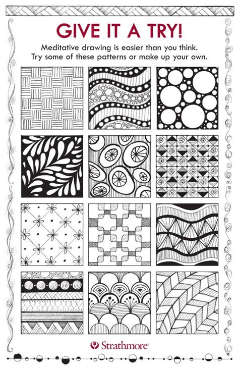 printable drawing patterns