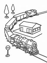 Train Coloring Model Pages Drawing Tunnel Kids Clip Passed Size Trains Template Telephone Print Getdrawings Booth Phone Color sketch template