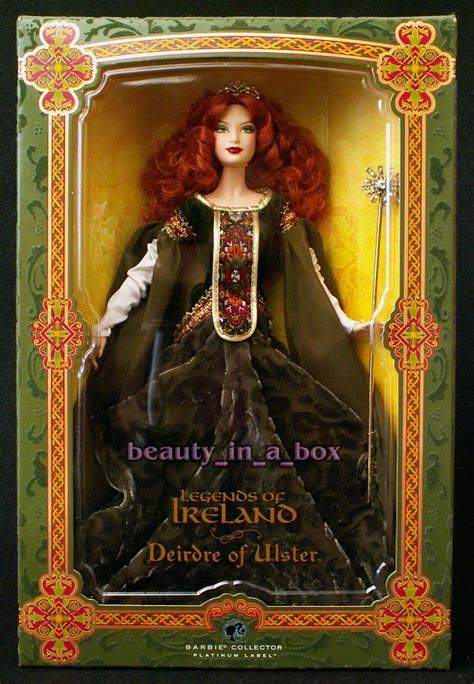 deirdre  ulster barbie doll platinum label legends  ireland irish tru celtic barbie