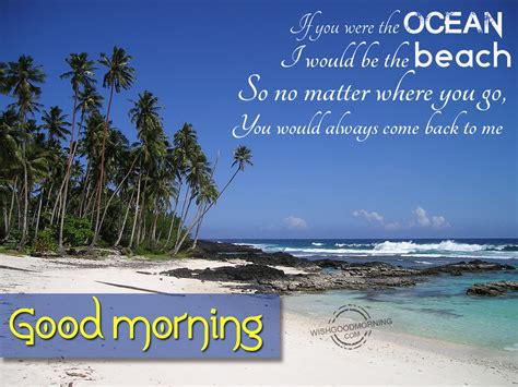 beach good morning good morning wishes images