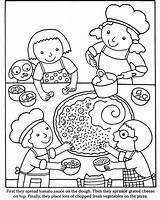 Dover Masterchef Einfärben Malbuch Aktivitäten Lebensmittelfarbe Autismus Ladenbau sketch template
