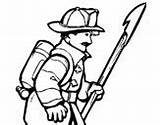 Extinguisher Firemen Registered Coloringcrew sketch template